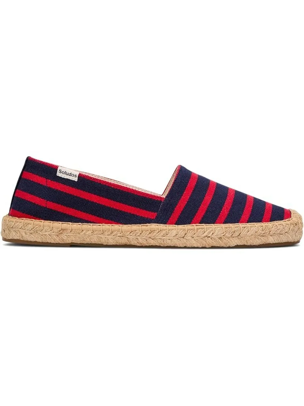 Soludos Navy Red Stripe Espadrilles Flats Summer NEW Womens 7   brand new in box